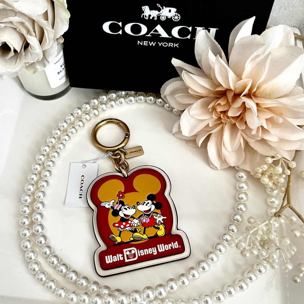 Disney X Coach Touring Mickey Mouse Bag Charm NWT